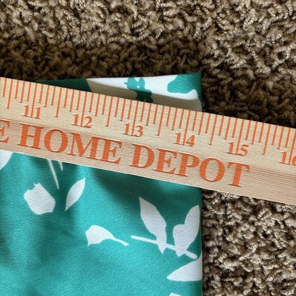 J. Crew SET Satin Back Crepe Midi Skirt & Tank Green Floral Print 6/S - Picture 11 of 14